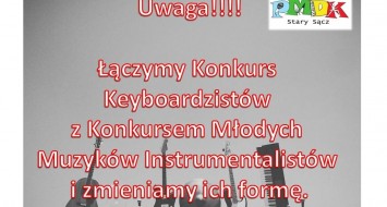 Łączymy konkurs Keyboardzistów z konkursem Instrumentalistów