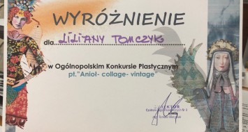 Wyróżnienie dla Liliany Tomczyk